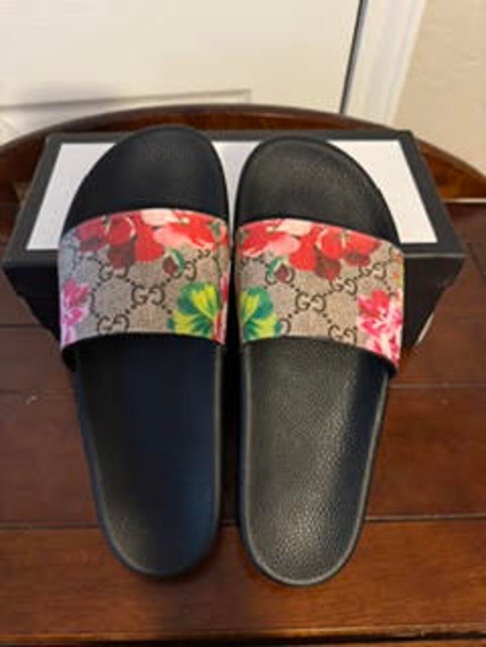 Blooms Supreme Floral Slide Sandals